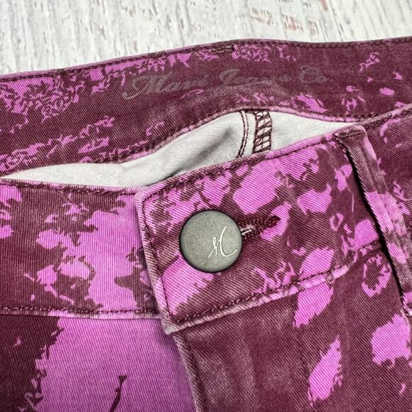 NWT MAVI SERENA Low-Rise Super Skinny ACID TIE DYE Jeans SIZE 27 x  32 Violet - Picture 5 of 9